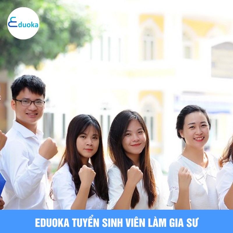 Eduoka tuyển sinh viên làm gia sư