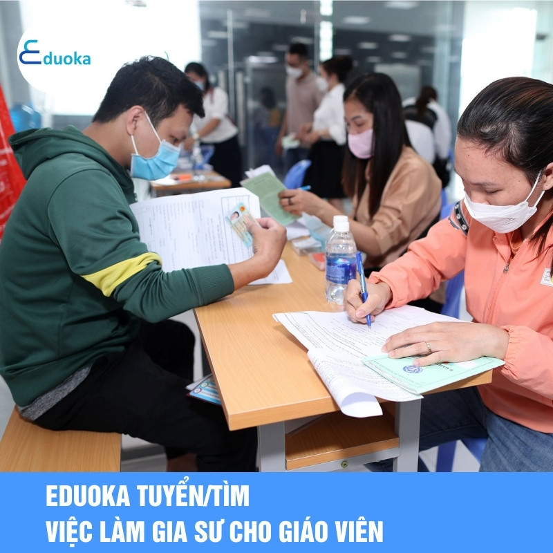 EDUOKA Tuyển/Tìm Việc Làm Gia Sư Cho Giáo Viên