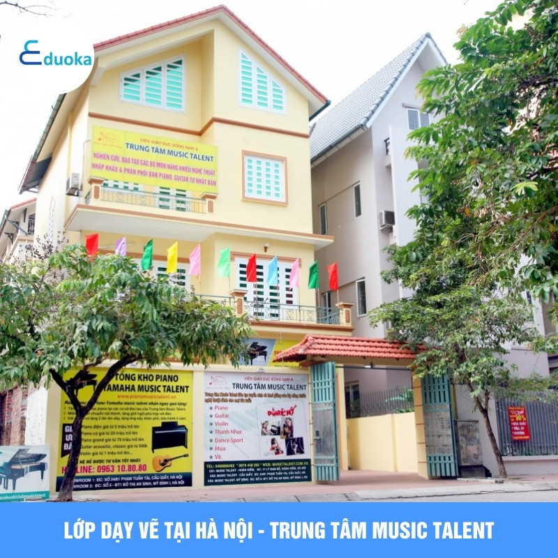 Lớp dạy vẽ tại Hà Nội - Trung tâm Music Talent