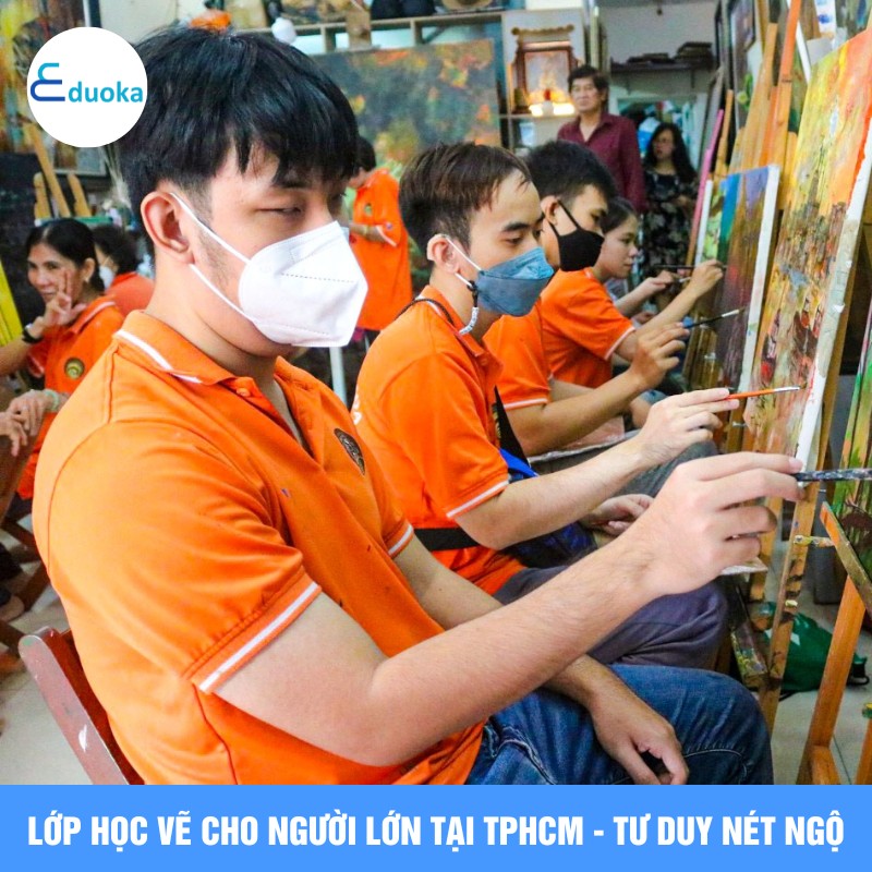 Lớp học vẽ cho người lớn tại TPHCM - Tư Duy Nét Ngộ