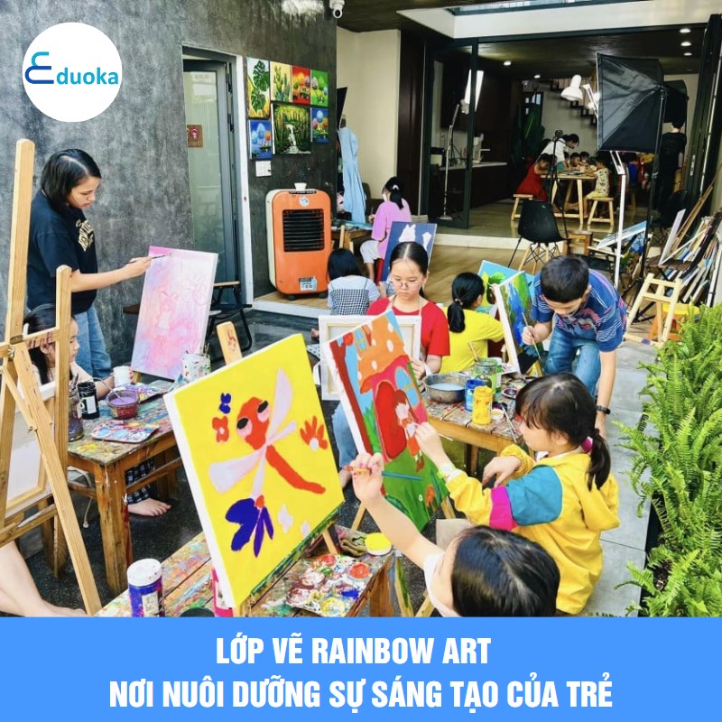 Lớp Vẽ Rainbow Art - Nơi Nuôi Dưỡng Sự Sáng Tạo của Trẻ
