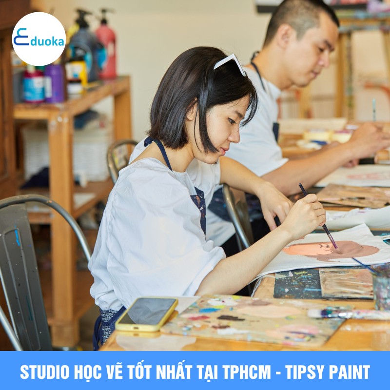 Studio học vẽ tốt nhất tại TPHCM - Tipsy Paint