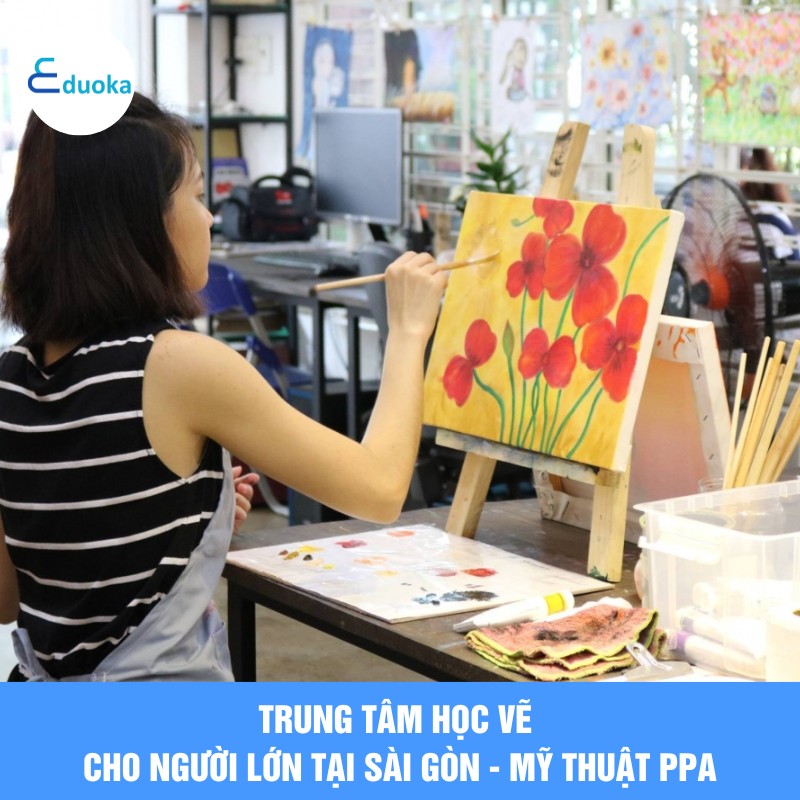 Trung tâm học vẽ cho người lớn tại Sài Gòn - Mỹ thuật PPA