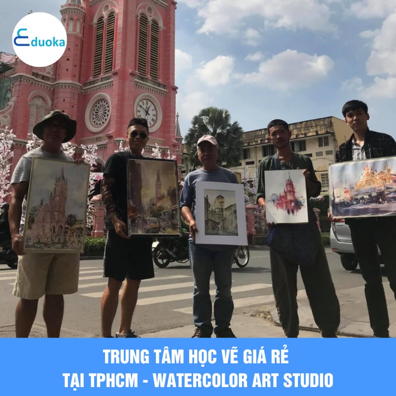 Trung tâm học vẽ giá rẻ tại TPHCM - Watercolor Art Studio