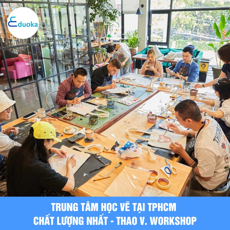 Trung tâm học vẽ tại TPHCM chất lượng nhất - Thao V. Workshop