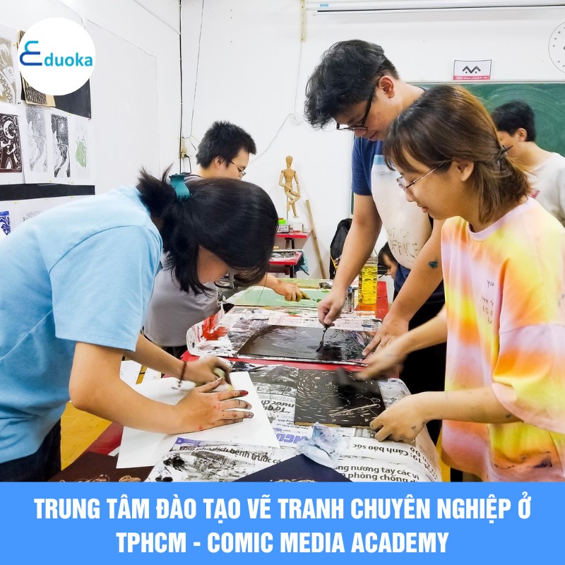 Trung tâm đào tạo vẽ tranh chuyên nghiệp ở TPHCM - Comic Media Academy