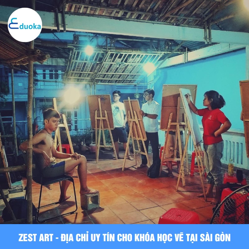 Zest Art - Địa chỉ uy tín cho khóa học vẽ tại Sài Gòn