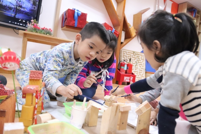 Lớp học kỹ năng cho trẻ tại Rồng Việt Education