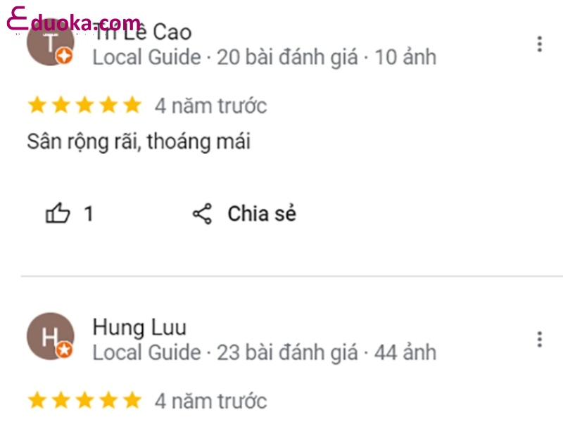 Đánh giá của các vợt thủ về sân cầu lông Lý Phong (khu đa năng)