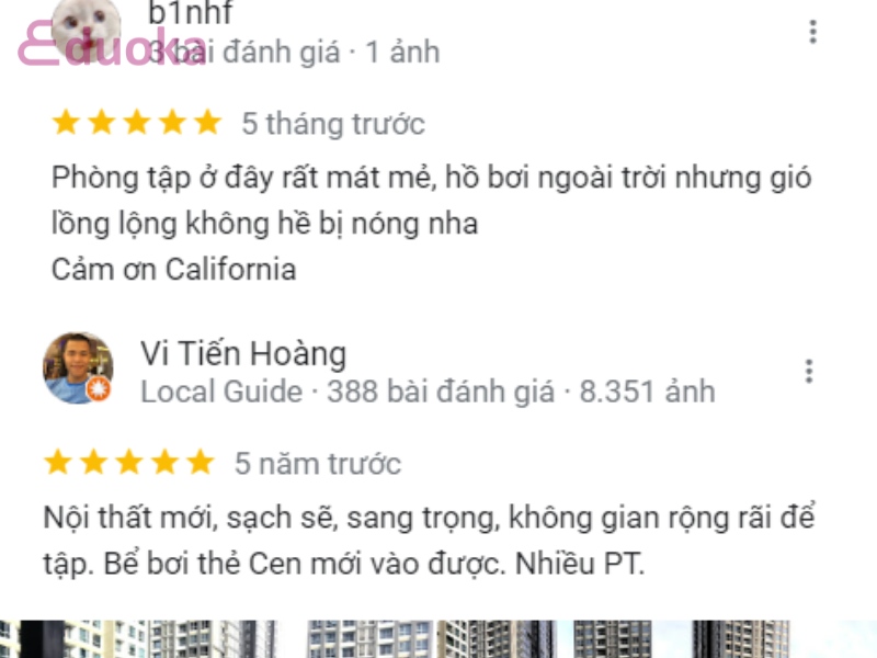 Cảm nhận của khách hàng về hồ bơi Landmark 81