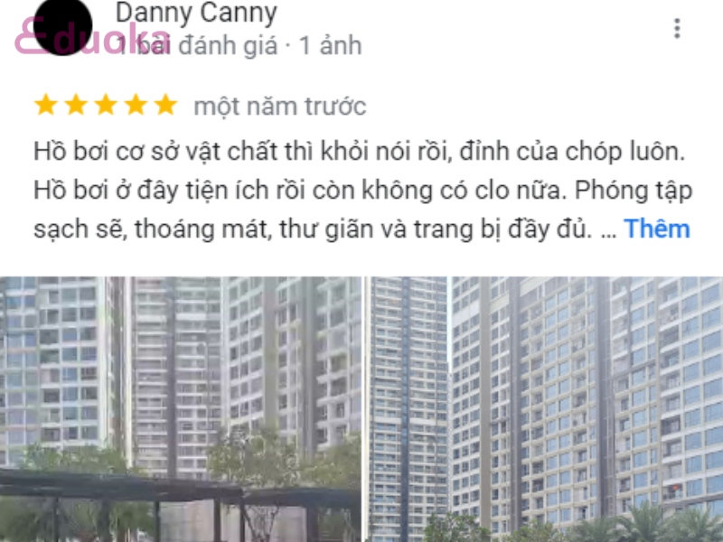 Cảm nhận của khách hàng về hồ bơi Landmark 81