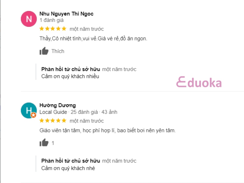 Nhận xét của khách hàng về hồ bơi Nhật Huy