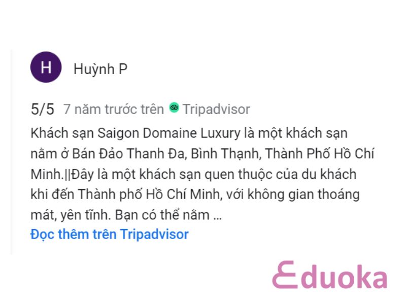 Đánh Giá của Khách Hàng về Bể Bơi Khu căn hộ Sài Gòn Domaine Luxury