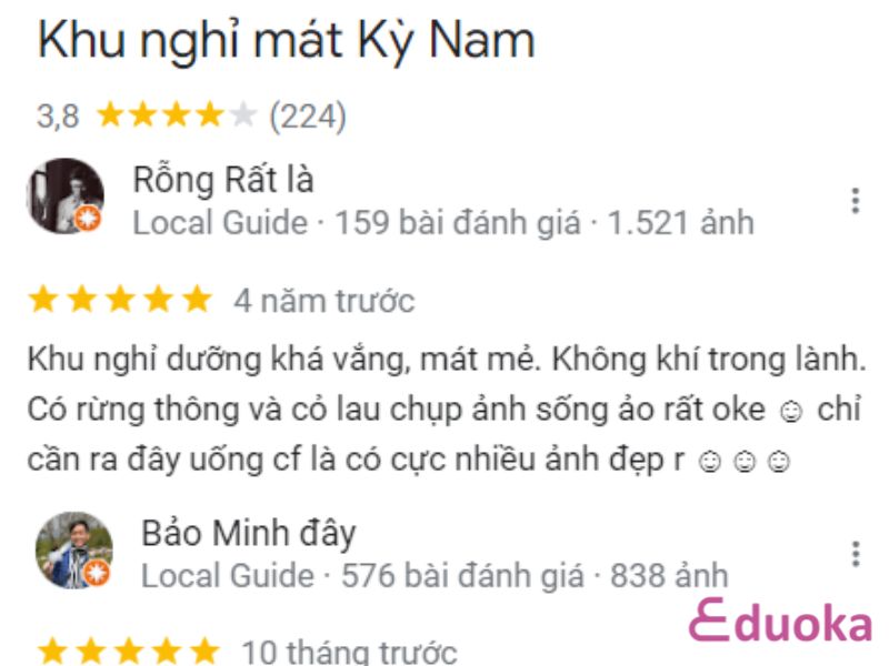 Phản Hồi Từ Khách Hàng Về Hồ Bơi Khu Nghỉ Mát Kỳ Nam