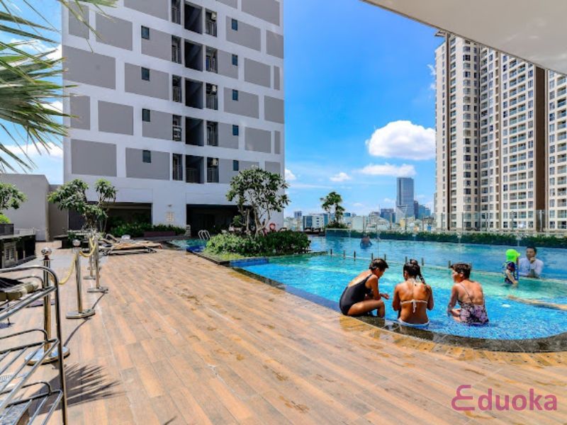 Tổng quan về hồ bơi Saigon 9 - Rivergate Residences Infinity Pool & Gym