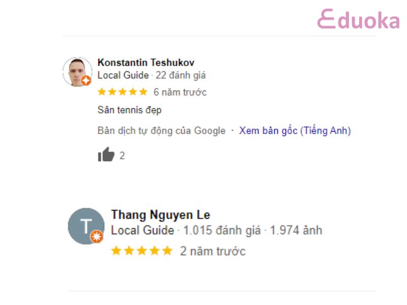 Đánh giá từ khách hàng v