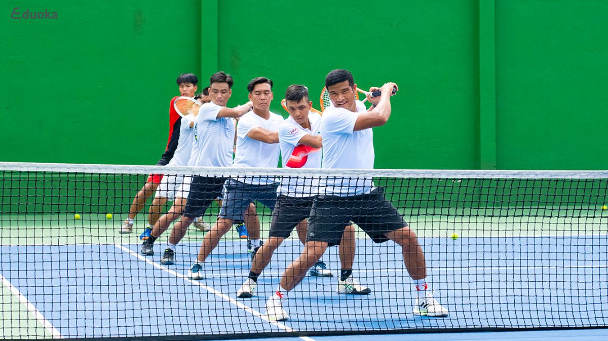 Nâng cao kỹ thuật với lớp dạy tennis phường Tân Thới Hiệp