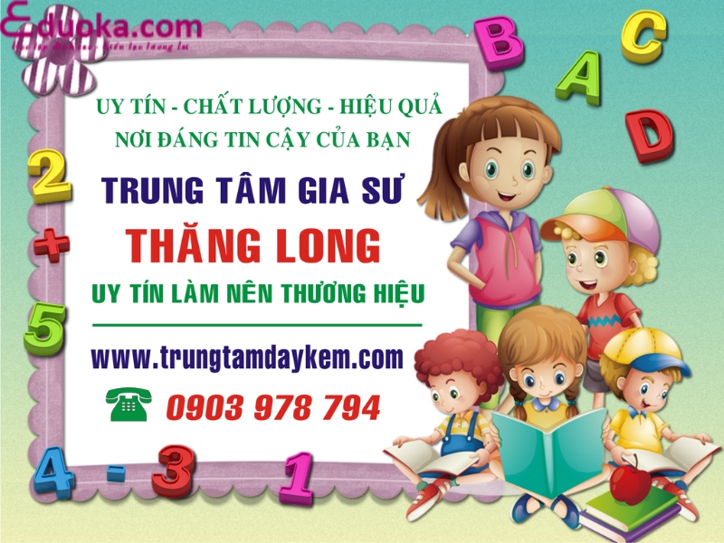 Trung tâm Gia sư Thăng Long - Chi nhánh Bình Chánh