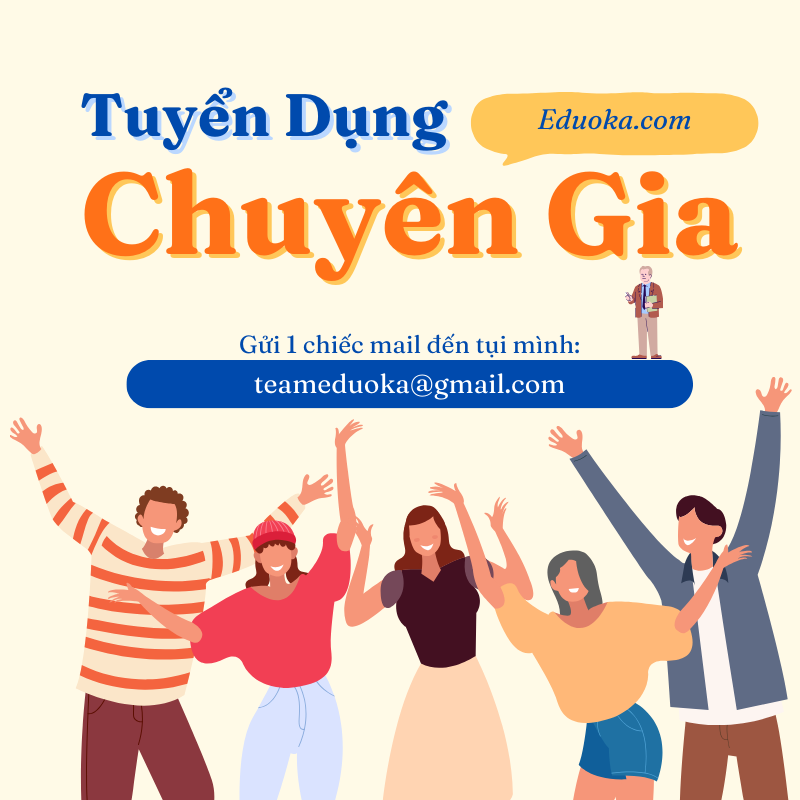 Tin tuyển dụng chuyên gia uy tín tại Trung Tâm Gia Sư Eduoka