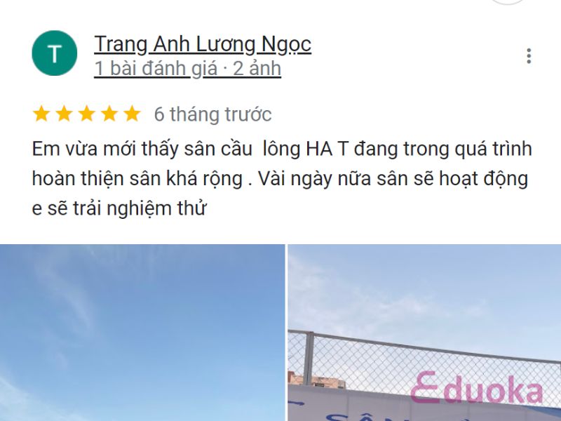 Đánh giá của các tay vợt về Sân cầu lông HAT Gò Vấp