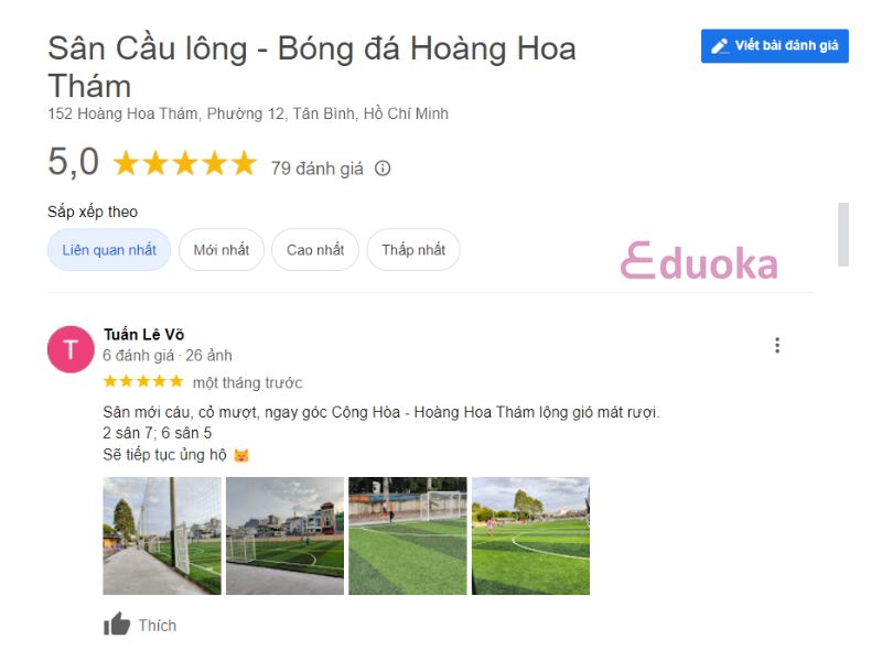 Đánh giá của các vợt thủ về sân cầu lông