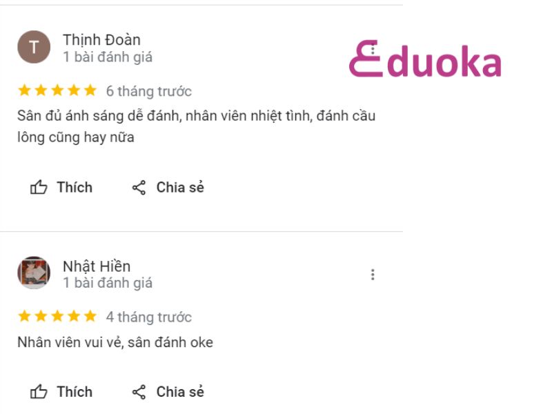 Đánh giá thực tế của các vợt thủ khi trải nghiệm sân cầu lông New Star
