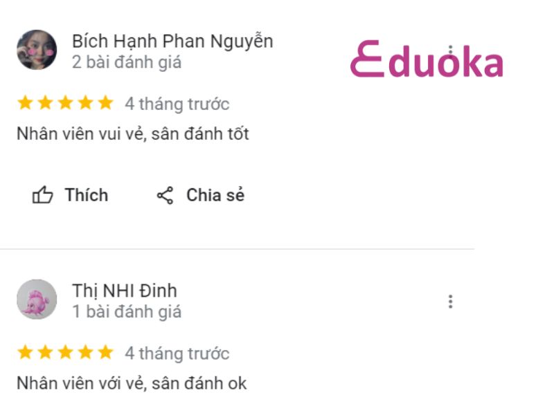 Nhận xét thực tế của các vợt thủ khi trải nghiệm sân cầu lông New Star
