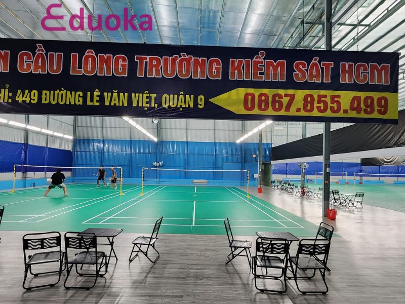 Những lợi ích khi thuê Sân cầu lông trường viện kiểm sát