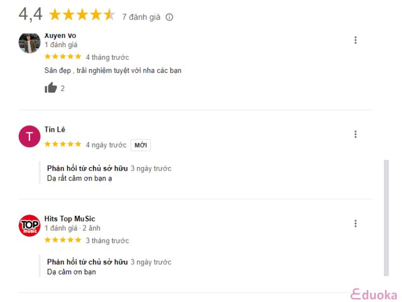 Trải nghiệm của người chơi về sân cầu lông 1135