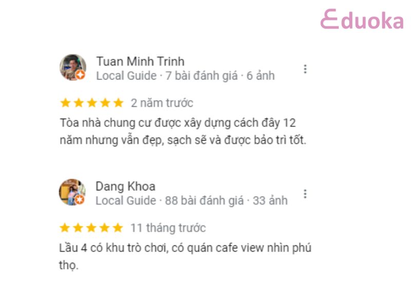 Đánh giá của khách hàng về Bể Bơi Chung Cư Everich 1