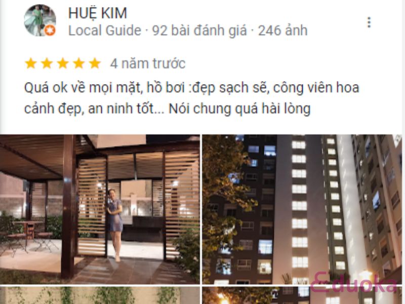 Review của khách hàng về hồ bơi chung cư Rivera Park