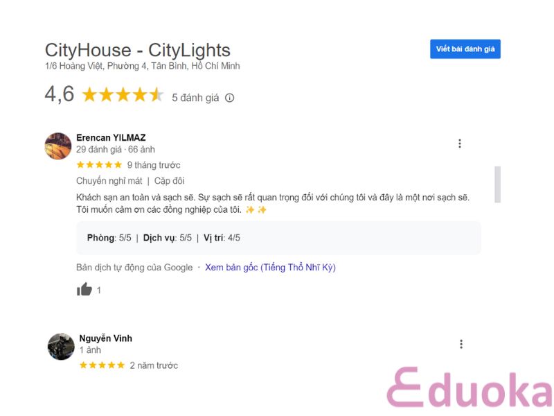 Trải Nghiệm Của Khách Hàng Về Hồ Bơi Cityhouse - Citylights