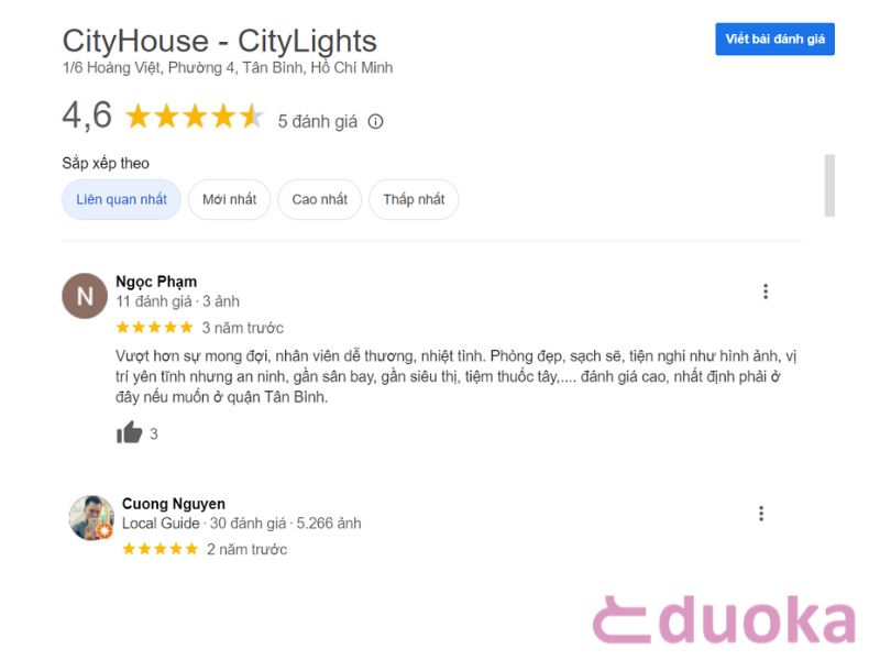 Trải Nghiệm Của Khách Hàng Về Hồ Bơi Cityhouse - Citylights