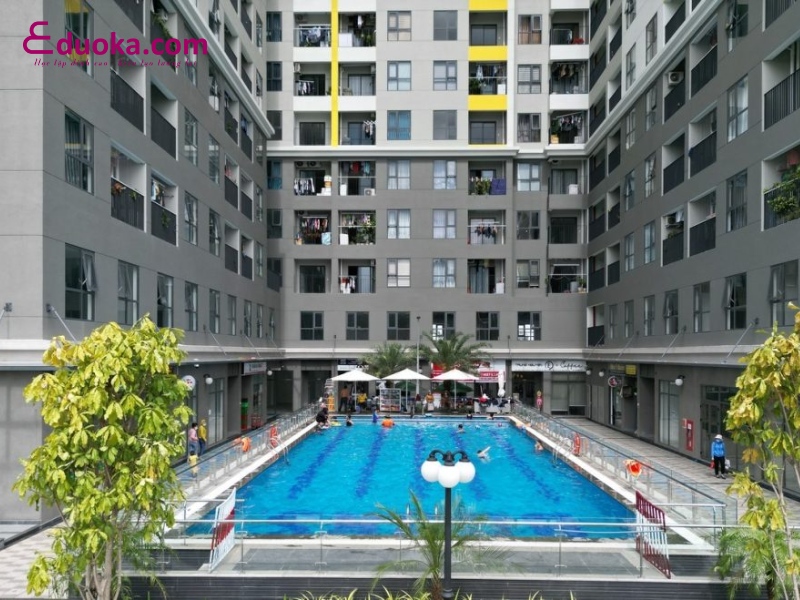 Hồ bơi chung cư Bcons Green View