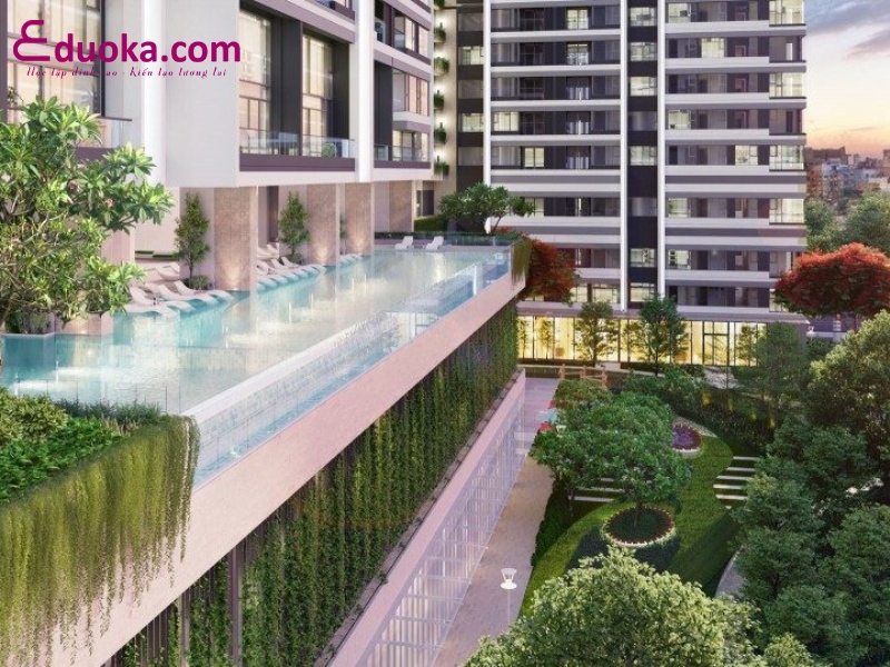 Hồ Bơi Chung Cư Kingdom 101 sạch đẹp