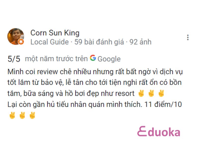 Đánh Giá Của Khách Hàng Về Hồ Bơi Lotus Saigon Hotel