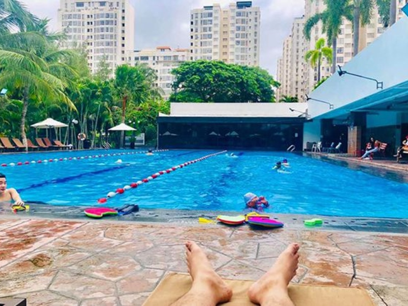 Hồ bơi trẻ em Hello Park quận 7 sạch đẹp