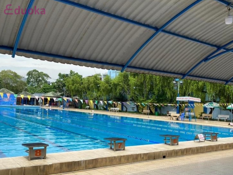 Hồ bơi Triển Lãm Tân Bình sạch đẹp