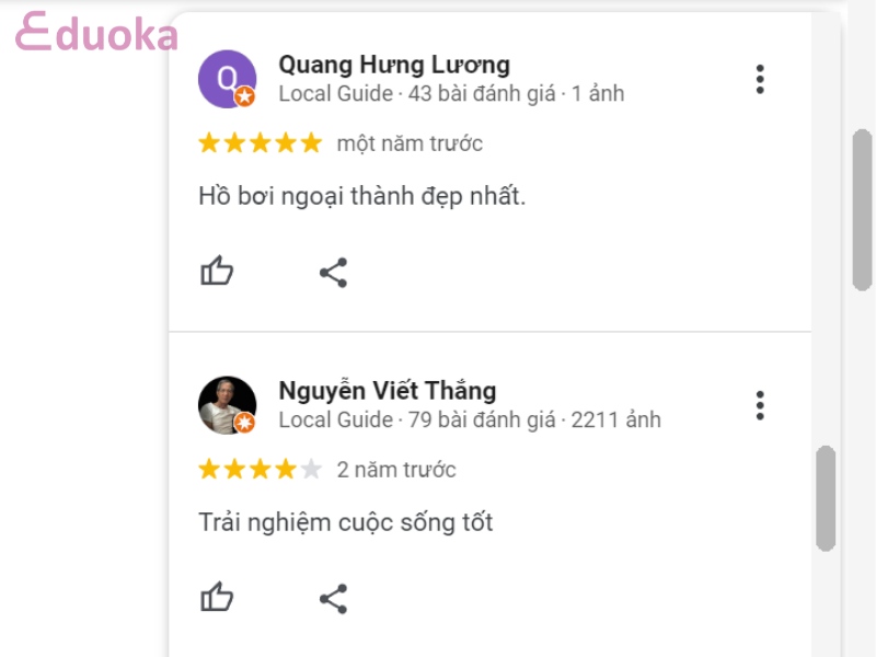 Đánh Giá Của Khách Hàng Về Hồ Bơi BCR