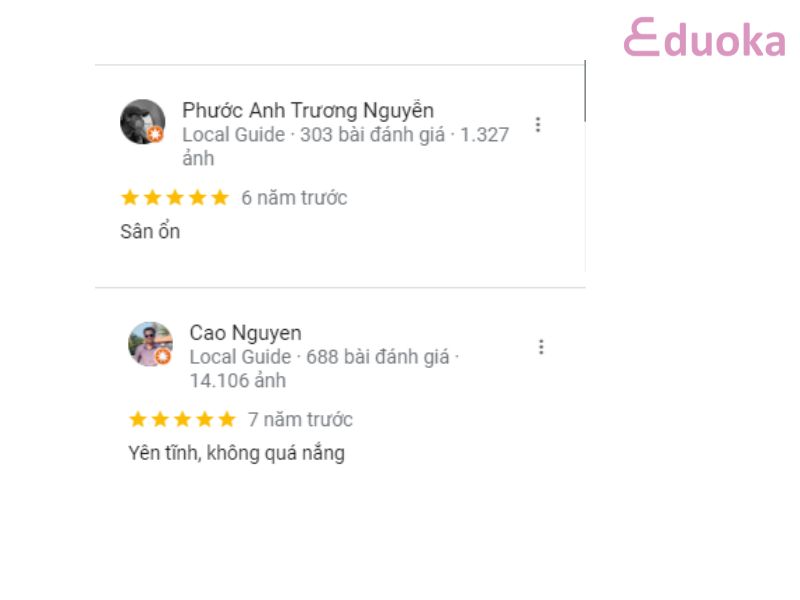 Đánh giá từ khách hàng về Sân Tennis CA Quận 1