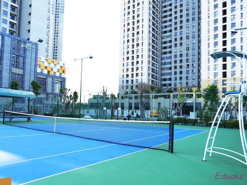 Tổng quan về sân tennis khu Thảo Điền 1